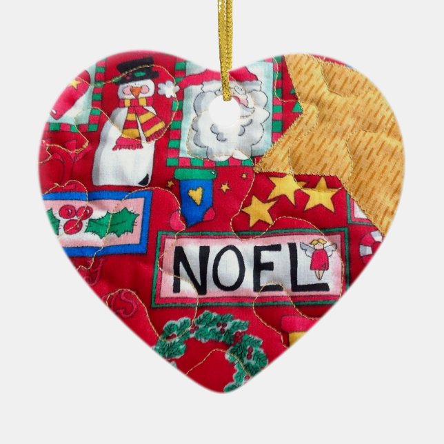 Noel Christmas Ornament (Front)