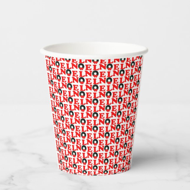 NOEL Christmas  Paper Cups (Front)