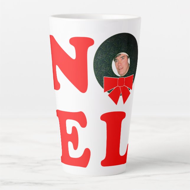 NOEL Christmas Personalized Latte Mug (Front)
