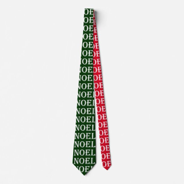 Noel Christmas Tie (Front)