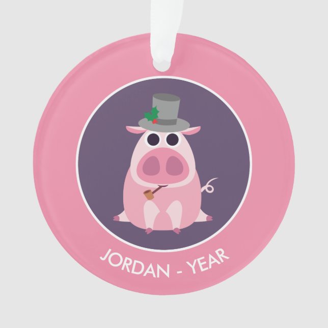 Noël circonspect le porc (devant)