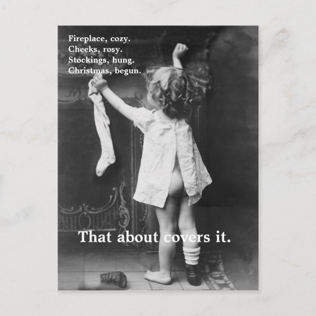 Noël commencé - carte postale (Devant)