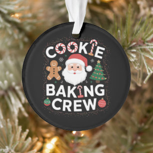 Noël Cookie Baking Crew Famille Noël
