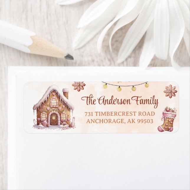 Noël Cookie rose fête d'anniversaire (En situation)