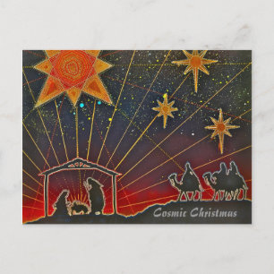 Noël cosmique - Carte de fin de année