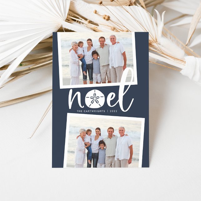 Noël Côté Mer | Carte Photo de Fêtes (Créateur téléchargé)
