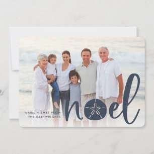 Noel côtier   Carte photo de vacances