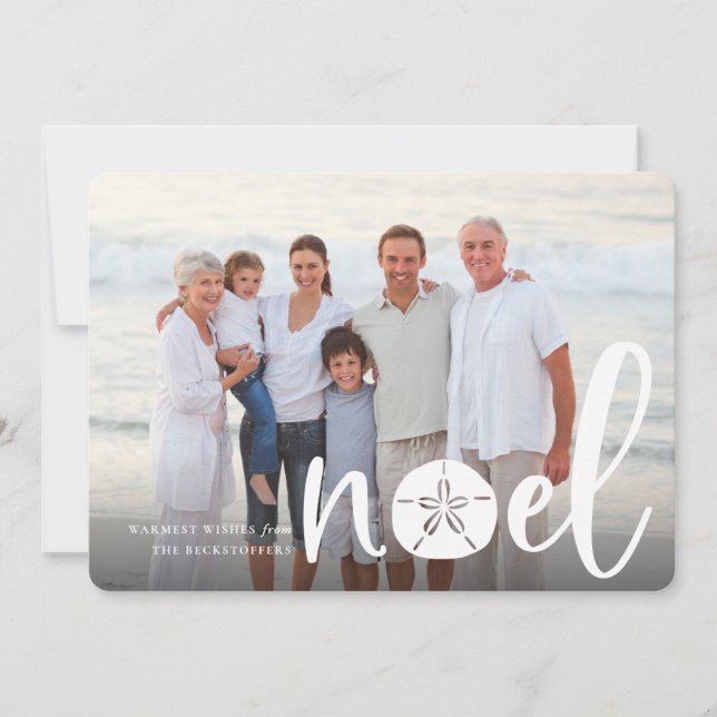 Noel côtier | Carte photo de vacances (Devant)