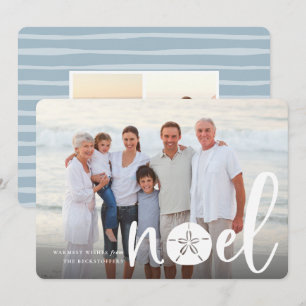 Noel côtier   Carte photo de vacances