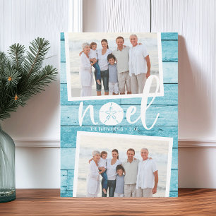 Noel côtier   Carte photo de vacances