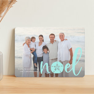 Noel côtier   Carte photo de vacances