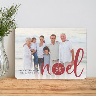 Noel côtier   Carte photo de vacances