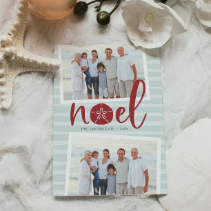 Noel côtier   Carte photo de vacances