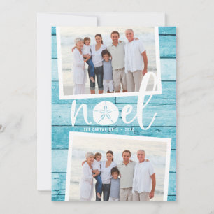 Noel côtier   Carte photo de vacances