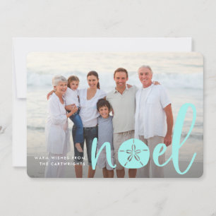 Noel côtier   Carte photo de vacances