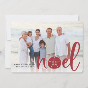 Noel côtier   Carte photo de vacances