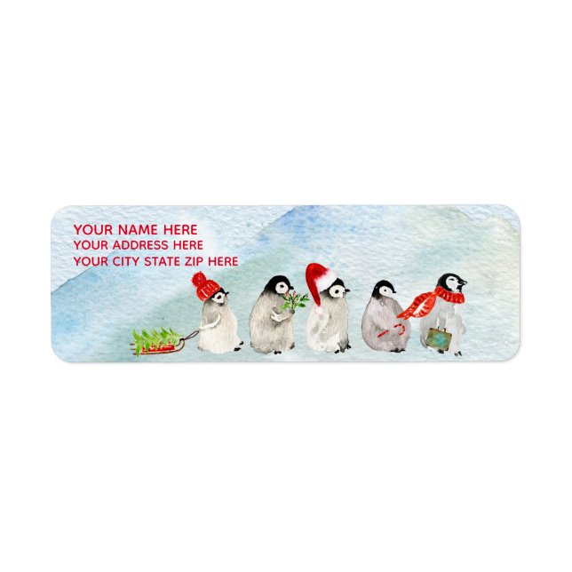 Noël - Cute WC Penguins (Devant)