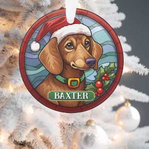 Noël Dachsund personnalisé
