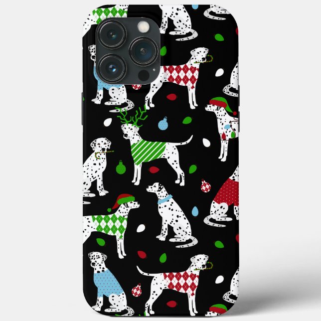 Noël Dalmatien Coque-Mate coque iphone (Verso)