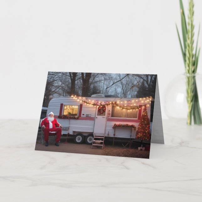 Noël dans la carte de voeux Trailer Park (Devant)