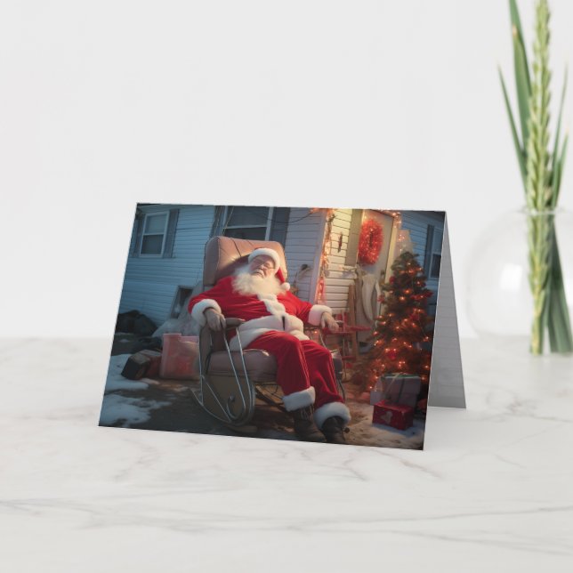 Noël dans la carte de voeux Trailer Park (Devant)