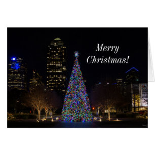 Noël dans la carte Downtown Dallas