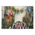 NOËL DANS la couleur pour aquarelle d'original de