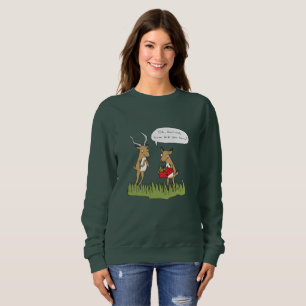 Noël dans le pullover drôle de safari de Bush  