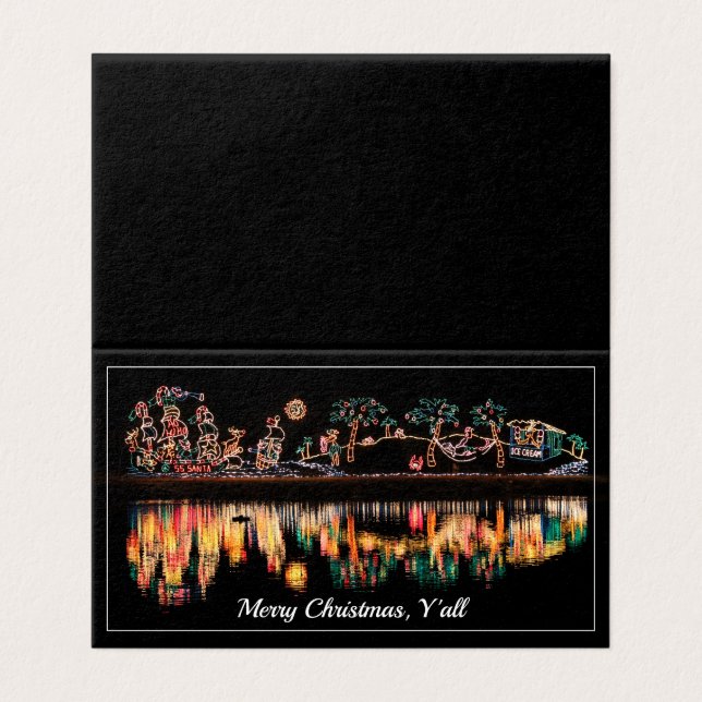 Noël dans les réflexions sur l'eau du Sud (Outside Unfolded)