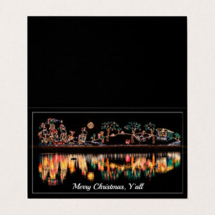 Noël dans les réflexions sur l'eau du Sud