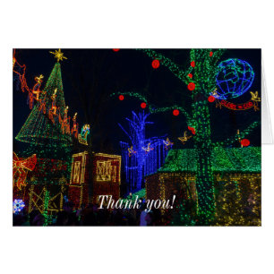 Noël Dans Midtown Carte de remerciements