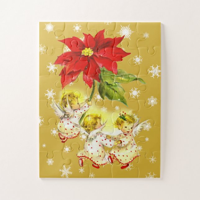 Noël Danse Bébé Anges Puzzle pour enfants (Vertical)