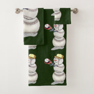 Noël de baseball Snowman
