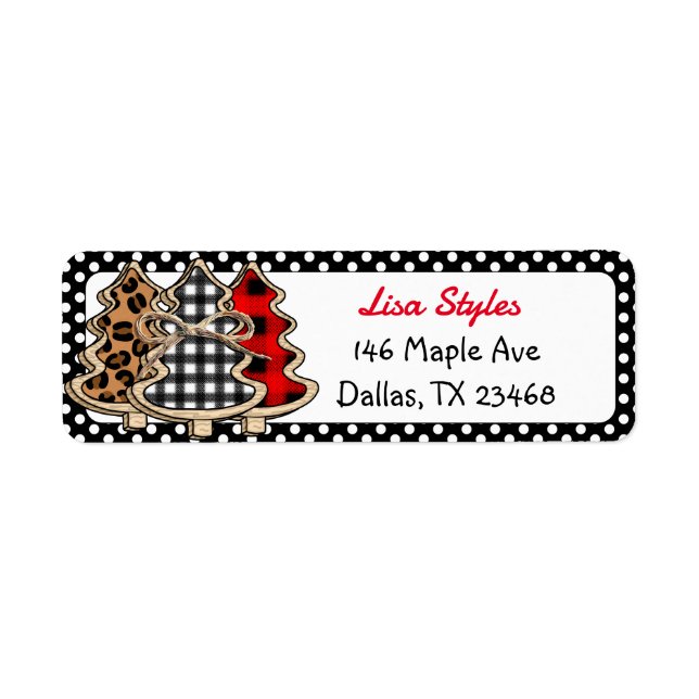 Noël de Buffalo Plaid (Devant)