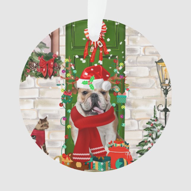 Noël de Bulldog anglais (devant)
