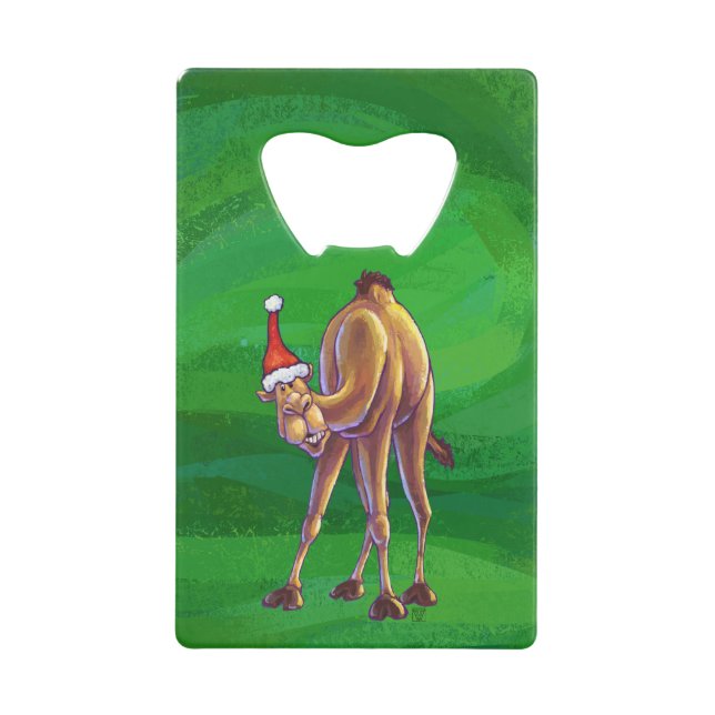 Noël De Camel Sur Vert (Devant)