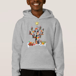 Noël de Dachshund sur l'arbre Chemise Noël idées c