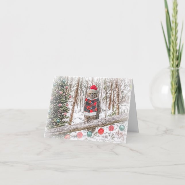 Noël de la chouette grincheuse (Devant)