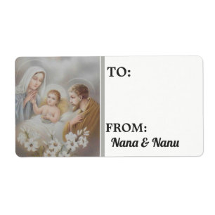 Noël de nativité personnalisé