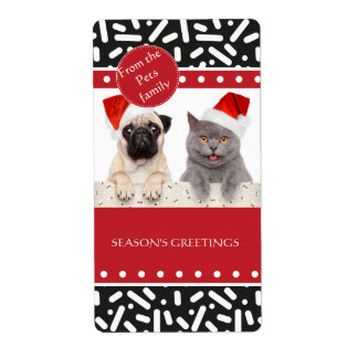 Noël de neige stationnaire et cadeaux