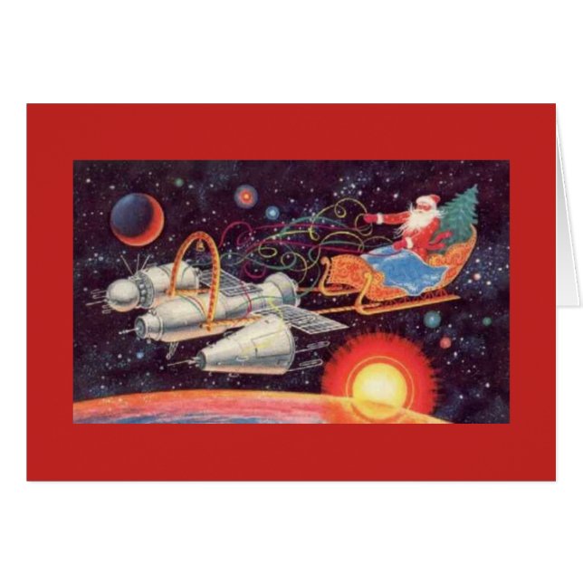 Noël de Père Noël de Soviétique (Devant horizontal)