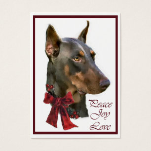 Noël de Pinscher de dobermann