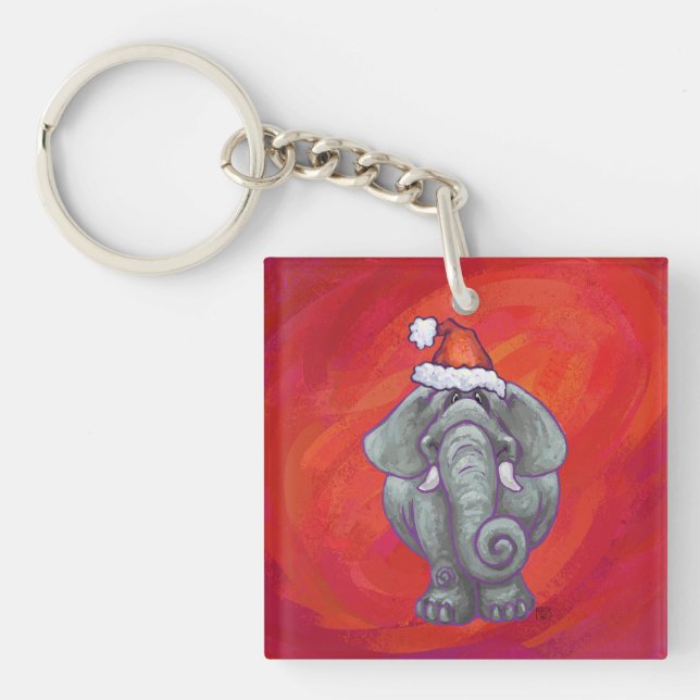 Noël des éléphants en rouge (Devant)
