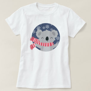 Noël d'hiver Koala Bear T-shirt