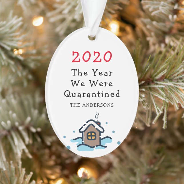 Noël Drôle L'Année Où Nous Avons Été Quarantés (Arbre)