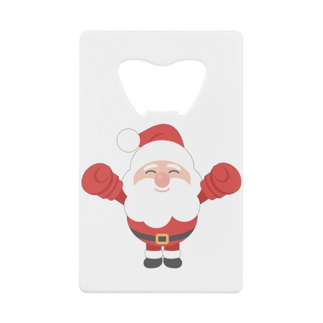 Noël drôle Père Noël de Noël enfermant dans une (Devant)