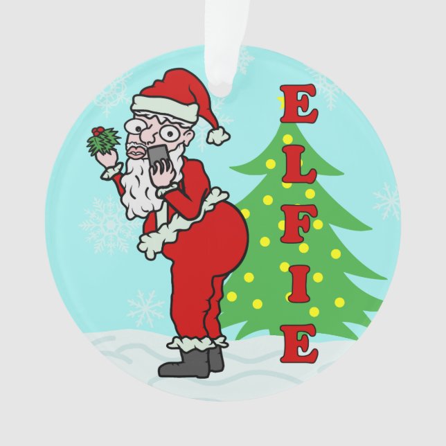 Noël drôle Père Noël Elfie (devant)