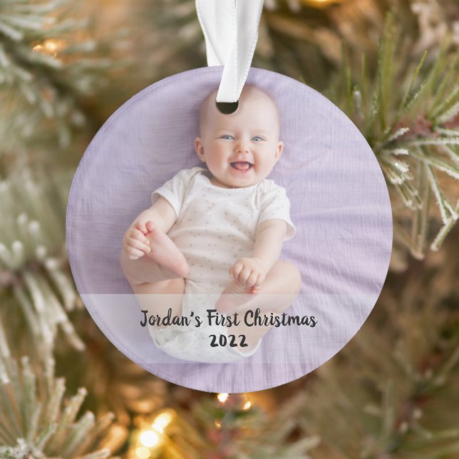Noël du 1er anniversaire du bébé mignon (Arbre)