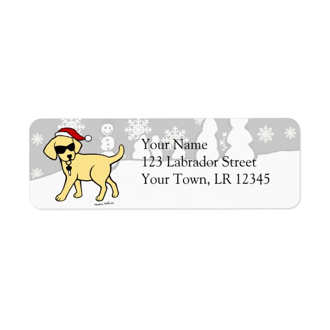 Noël du caricature du Laboratoire Jaune cool (Devant)