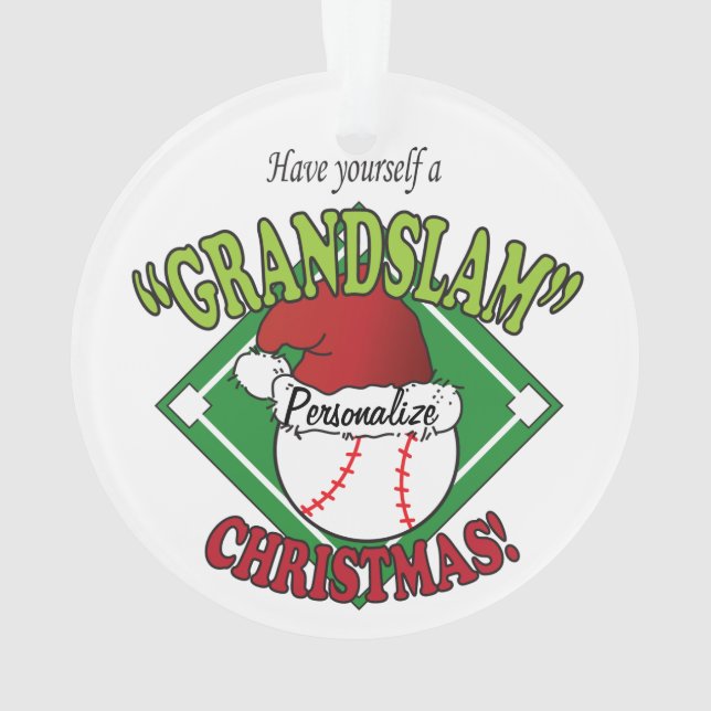 Noël du Grand Chelem ⚾ baseball (dos)